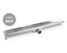 BALINE INOX TUŠ ODTOČNA KANALETA WAVE 700mm