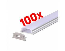 KOMPLET NADGRADNI LED ALU PROFIL A0618-3M / 300M