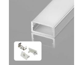 KOMPLET NADGRADNI LED ALU PROFIL A0715-3M / 3M