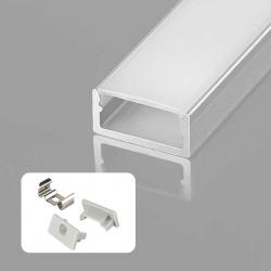 KOMPLET NADGRADNI LED ALU PROFIL A0715-3M / 3M