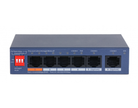 POLICEtech POE4E2G-60W 6 PORTNO POE STIKALO